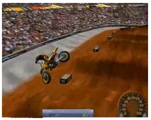 Requirements to become proficient at the Motocross Madness 2 game are much