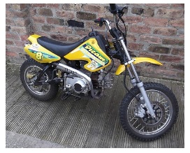 110cc 4 stroke pit bike for motocross tracks