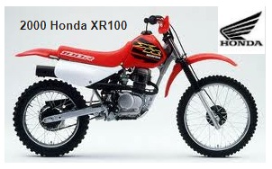 2000 Honda XR 100 dirtbike