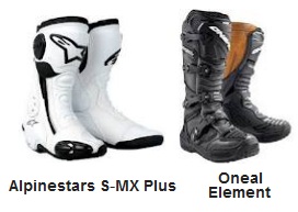 ALPINESTARS S-MX plus MX Boots ONEAL ELEMENT MOTOCROSS BOOTS