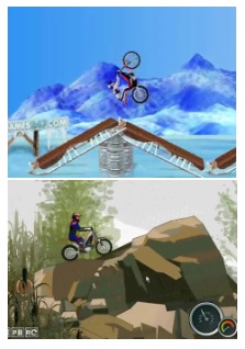 Bike Mania on Ice and Moto Trial Fest games