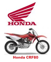 Honda CRF 80 motocross bike