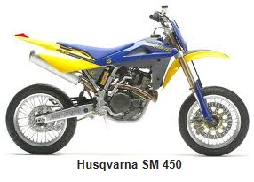 Husqvarna sm 450 motorbike