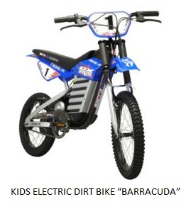 KIDS ELECTRIC DIRT BIKE BARRACUDA