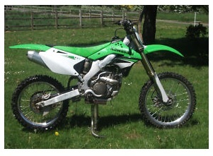 Kawasaki The KX250 motobike dirtbike used