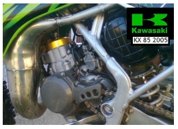 Kawasaki used KX85 2005 dirtbike engine
