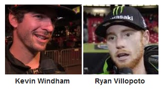 Kevin Windham and Ryan Villopoto dirtbike stars 