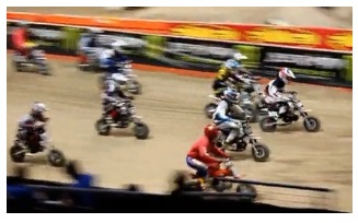 Mini pitbike racing