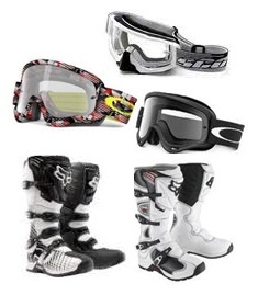 Motorcross goggles Motorcross and dirt bike boots