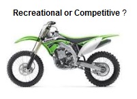 Recreational or Competitive kawasaki dirt bikes