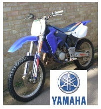 The Yamaha YZ125 dirt bike motocross bike