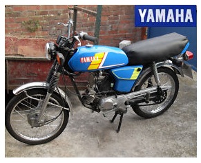 Yamaha FS1M sports moped 50cc engine