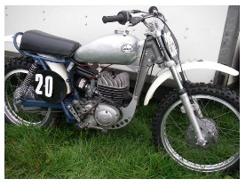 a 1963 greeves classic vintage motocross bike 