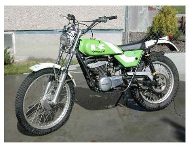 about dirt bikes old kawasaki