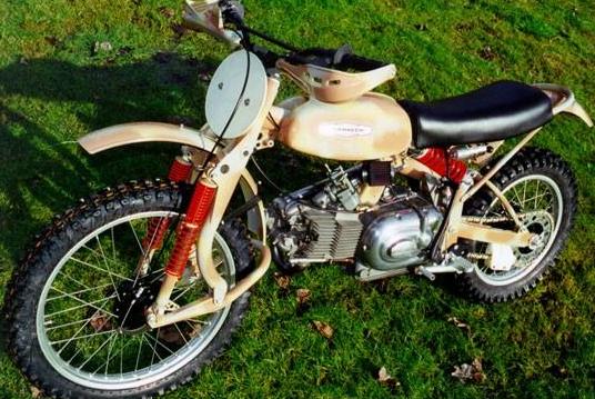 bike dirt vintage yamaha