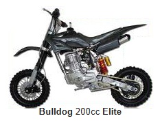 bulldog elite pit bike 200cc 4 stroke engine