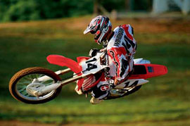 the amazing honda dirt bike