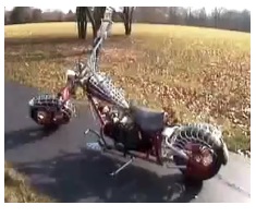 custom mini chopper small motorbike