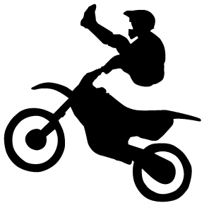 dirt bike clipart