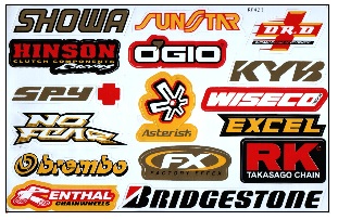 dirt bike decals mx sticker sets