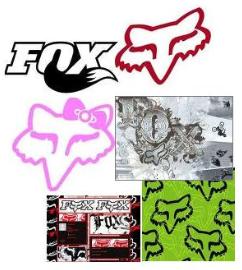 fox racing layouts fox racing stickers