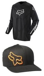 fox racing logo hat cap and jersey