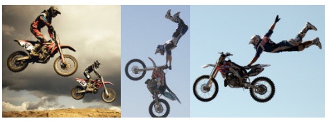 freestyle posters of fmx riders getting big air