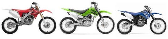 honda kawasaki yamaha dirtbikes motocross motorbikes