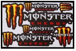 monster energy decal sheet