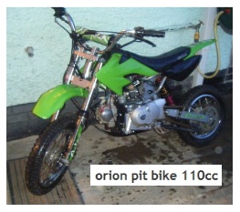 orion pitbike 110cc dirt bike