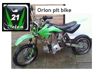 owning an orion pit bike for motocross