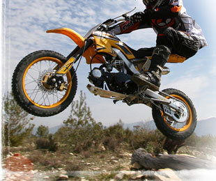 stunt dirt bike
