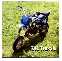 the RX1 Traxxis mini off road bike