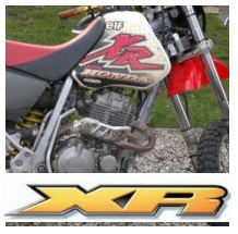 the old honda XR motocross bikes