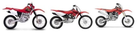 used honda motocross motorcycles