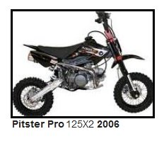 2006 Pitster Pro 125X pitbike