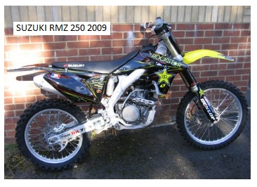 2009 Suzuki RMZ 250 mx bike for £2399 sounds good 