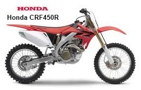 Honda motocross bike CRF 450R 2007