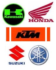 Main manufacturers of dirt bikes Honda Kawasaki Suzuki Yamaha Ktm