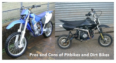 Pros and Cons of Riding Pitbikes and Dirt Bikes 