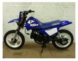 a cheap used yamaha PW50 dirt bike