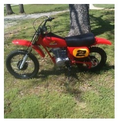 classic Honda XR dirt bike