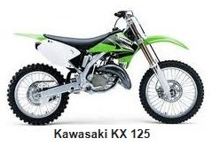 Kawasaki kx 125 motocross bike