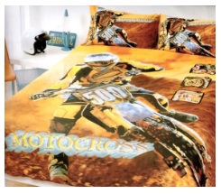 motocross bedding bedsheets MX dirtbike bedroom