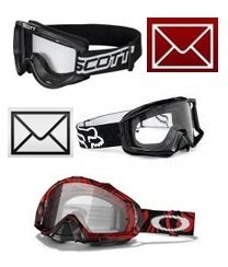 motocross goggles motorcross goggle mail