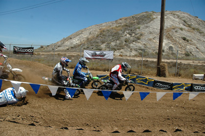 motocross races with honda bikes